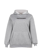 Letter Oversized Hoodie