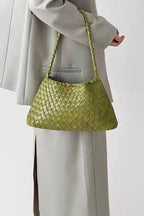 Hand-woven Vintage-style Underarm Shoulder Bag