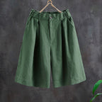 Cotton and linen thin all-match casual pants