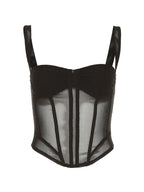 Mesh See Through Slim Fit Tank Top