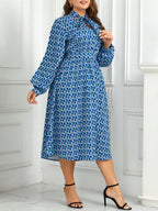 Wendy Elevated Plus Size Dress Elastic Waist Statement Occasion Edit