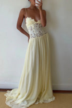 Amelie Lace Bustier Dress