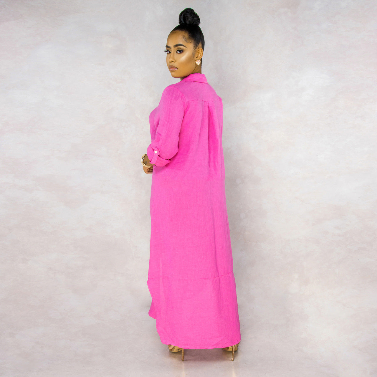 María Aesthetic Elena Overshirt Dress Set Evening Wear Edit