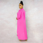 Silvia Exclusive Overshirt Dress Set Designer Edit