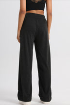Long Color Block Yoga Knit Pants