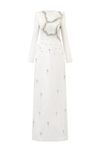 Lalie Floral Crystal Embellished Maxi Dress
