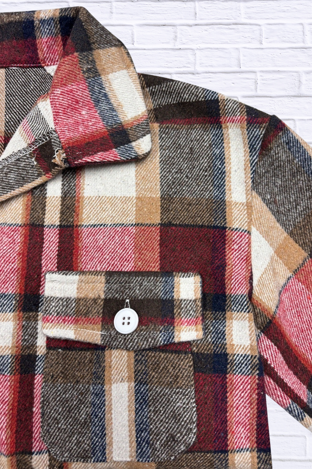 Scarlet Casual Plaid Button-Down Shacket _ Women__ Soft Brushed Plaid Jacket for Fall & Winter Layers