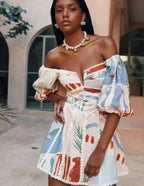 DAHLIA Color Block Sling Dress