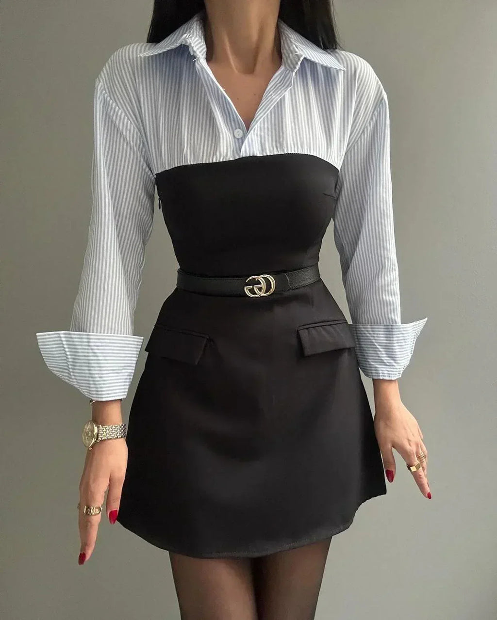 Ana Boutique María Cosmo Dress in Premium Set Everyday Luxe Edit