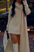 Turtleneck Loose Fit Cozy Pullover Sweater