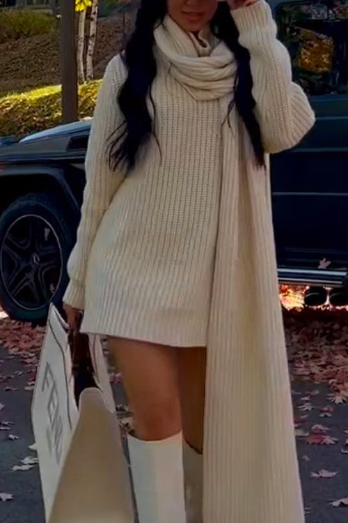 Turtleneck Loose Fit Cozy Pullover Sweater