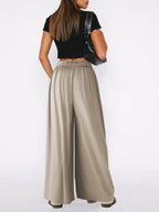 Loose-fit Culottes Pants Wide-leg Pants Drape Skirts