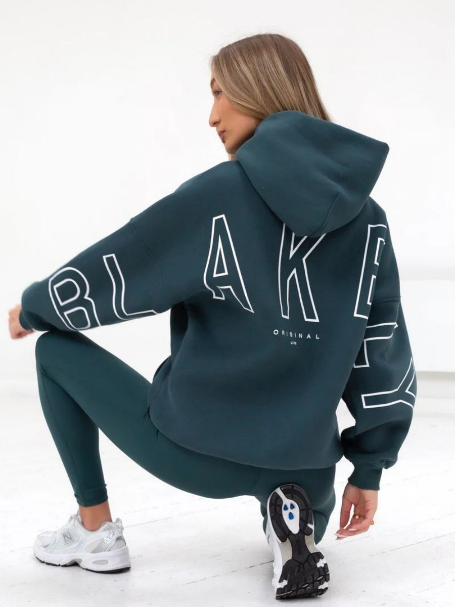 Autumn Women's Letter Hoodie Jackets