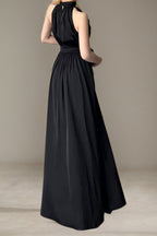 Sleeveless Maxi With Side Slit Dress