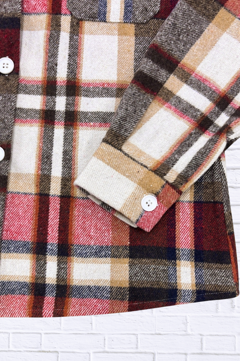 Scarlet Casual Plaid Button-Down Shacket _ Women__ Soft Brushed Plaid Jacket for Fall & Winter Layers