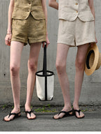 Breathable Linen Hot Pants
