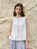 Solid Color Tencel Slim Fit Stretch Tank Top