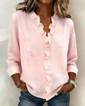 | Elegant Ruffle Blouse