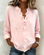 | Elegant Ruffle Blouse