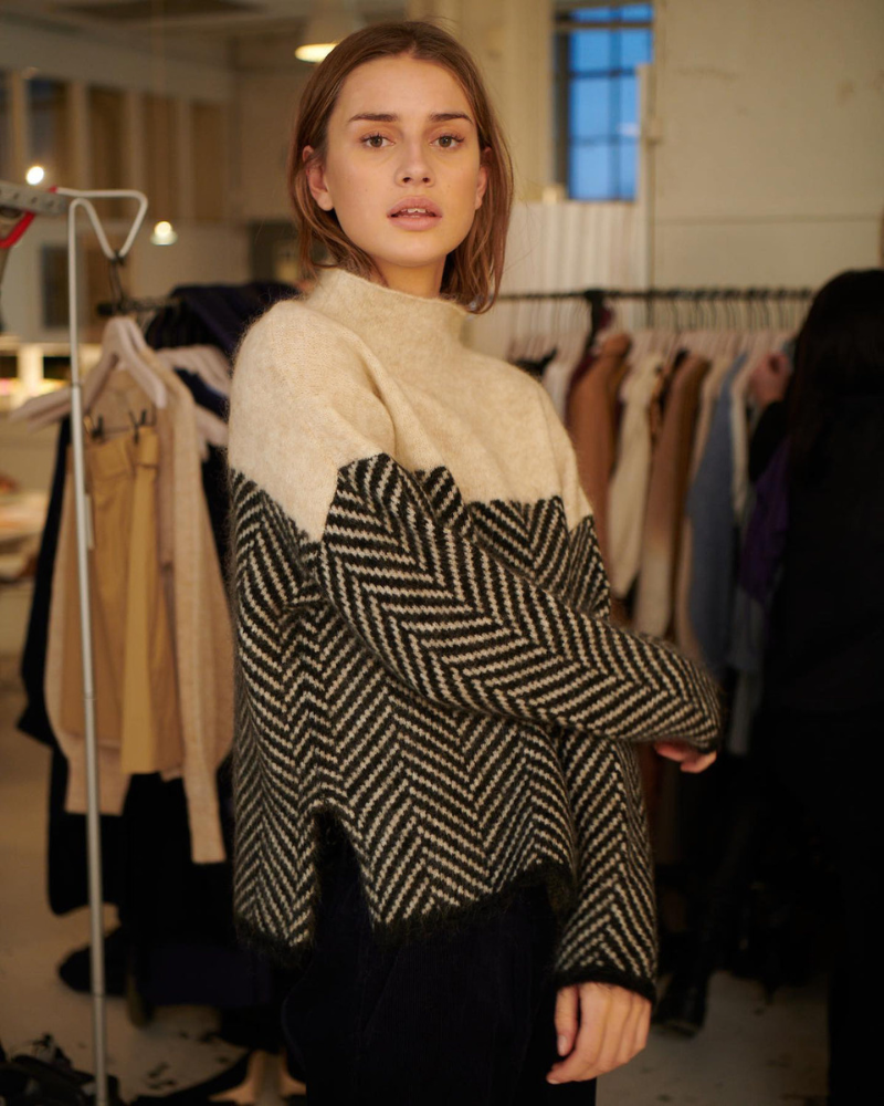 | Cotton Turtleneck Sweater