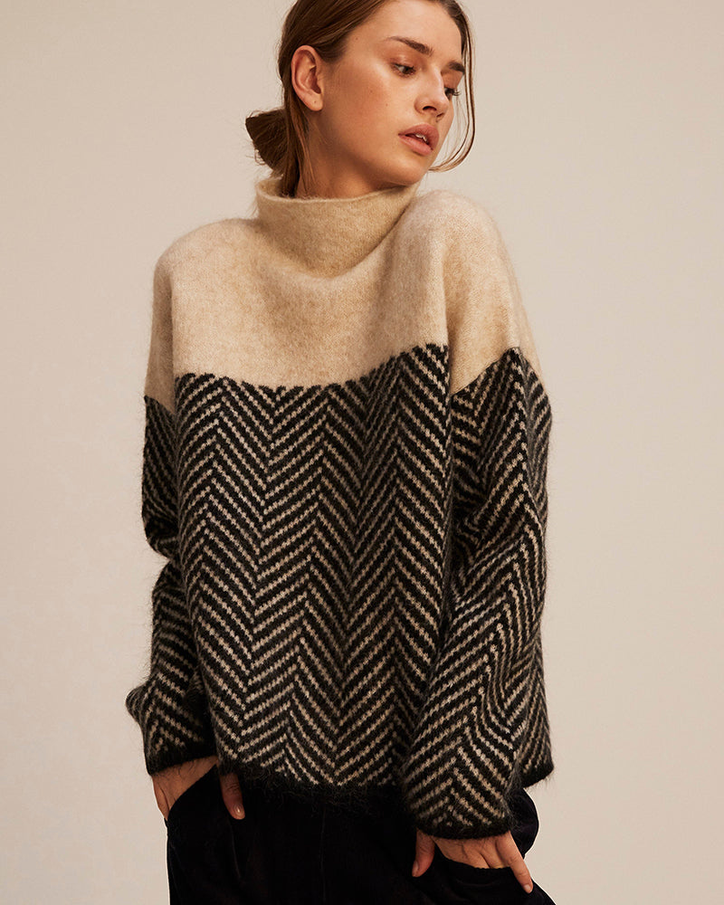 | Cotton Turtleneck Sweater