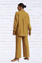 Button Up Shirt & Pants Set | Women__ Matching Outfit