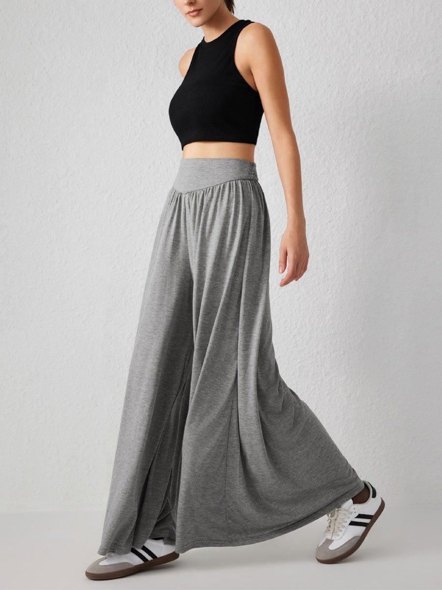 Loose-fit Culottes Pants Wide-leg Pants Drape Skirts