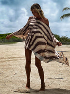 Printed Beach Vacation Style Off-shoulder Maxi Dress