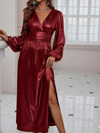 Celeste | Shimmer Pleated Dress