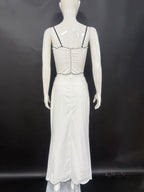 Scallop Trim Camisole Top And Maxi Skirt Matching Set For Women 2026
