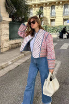 Streetwear Reversible Printed Padded Coat