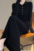 Collared Maxi Sweater Dress