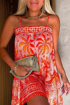 Printed Mini Beach Cami Dress
