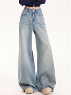 Tencel Loose Wide Leg Boyfriend Jeans