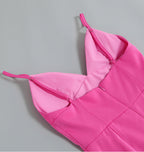 Slim Fit V-Neck Sling Dress