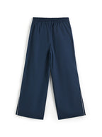 Vintage Piping Wide Leg Parachute Pants