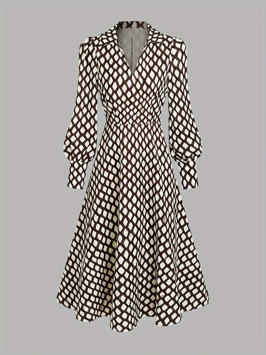 Izarah | Rhombus Print Dress