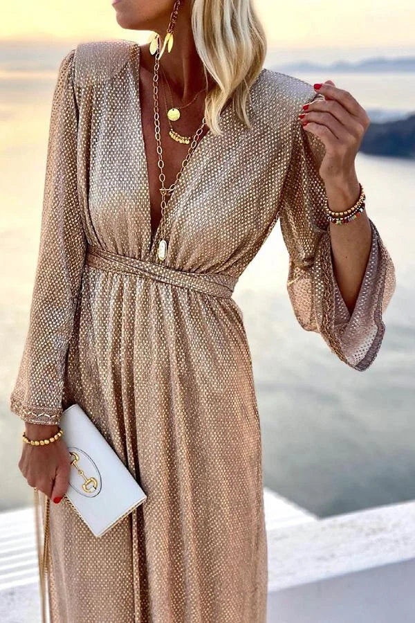 | Bell Sleeve Cocktail Party Dress