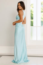 Elegant Maxi Dress Aqua