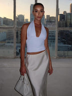 Halter V-neck Vest