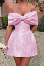 Bow Backless Dress
