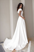 V Neck Ruffle Formal Dress