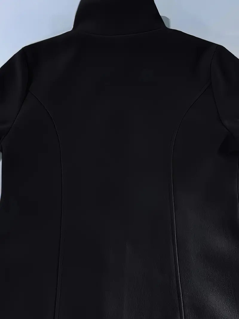 | Single-breasted knit coat
