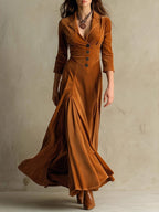 Velvet Swing-style Maxi Dress