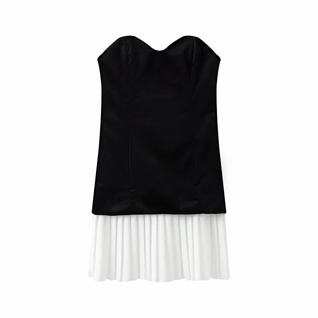 REECE WHITE RUFFLE MINI DRESS