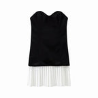 REECE WHITE RUFFLE MINI DRESS
