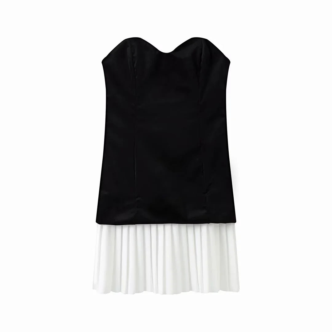 REECE WHITE RUFFLE MINI DRESS