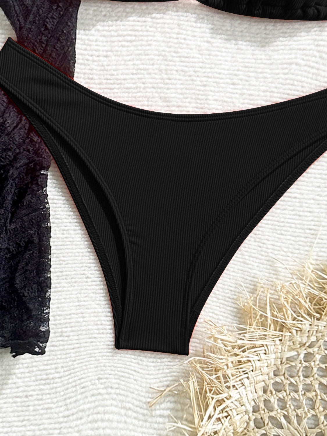 Sexy Lace Mesh Swimsuit Bikini Four-piece Set