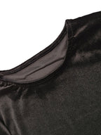 Liber Autumn Women's Pleated Velvet Mini&Short Dresses