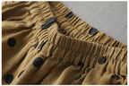 Relaxed cotton linen loose trousers